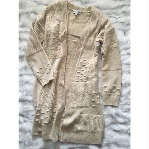 ⭐️KNOX ROSE⭐️  Cream Pom Pom Cardigan⭐️